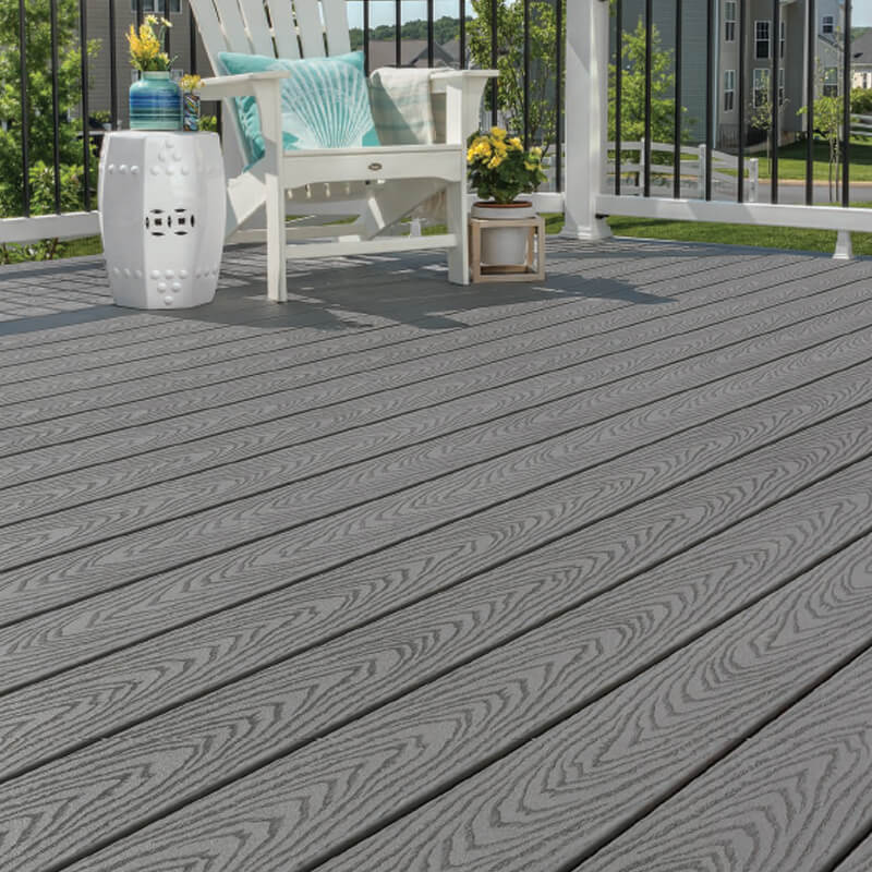 back-composite Trex Composite Deck Installation in Towson, MD